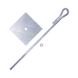 Ancla para Retenida para Muro con Ojo de Llave Galvanizado por Inmersión en Caliente (Requiere Placa Igualadora).