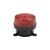 Mini estrobo color Rojo con montaje de pestaña.